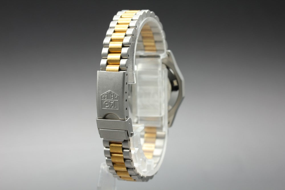 Near MINT TAG Heuer 3000 Professional 934.208 Gold Quartz 27.5mm Ladies Watch