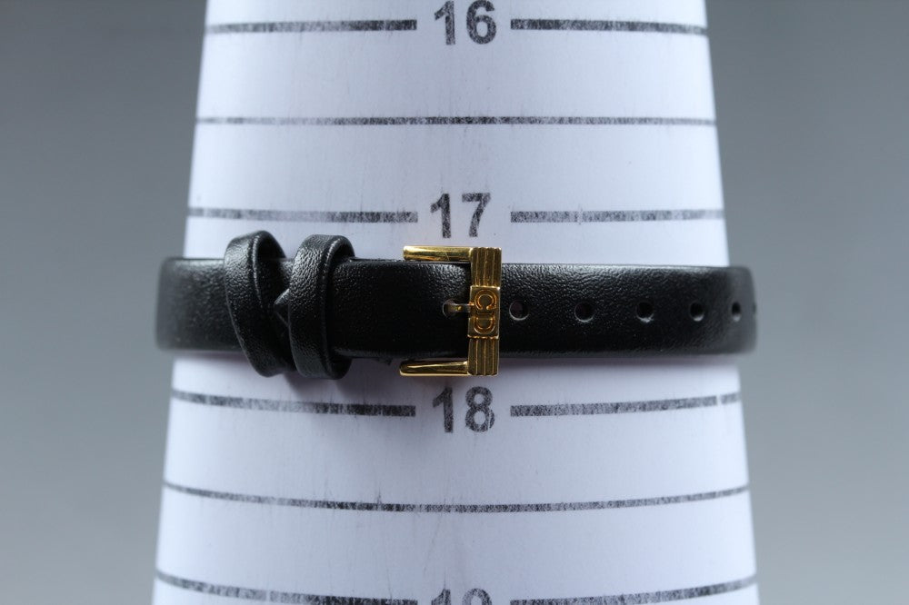 Near MINT Christian Dior D48-153 Gold Quartz 25.3mm Ladies Watch