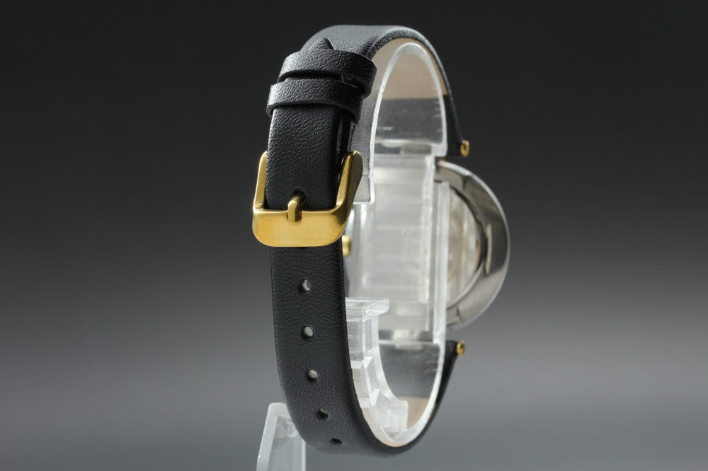 Near MINT RADO Kupole 129.3577.4 Black Quartz 28mm Ladies Watch