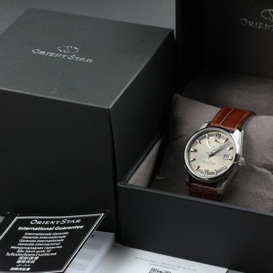 MINT ORIENT STAR Contemporary F6N4-UAD0 Silver Auto 38mm Men's Watch
