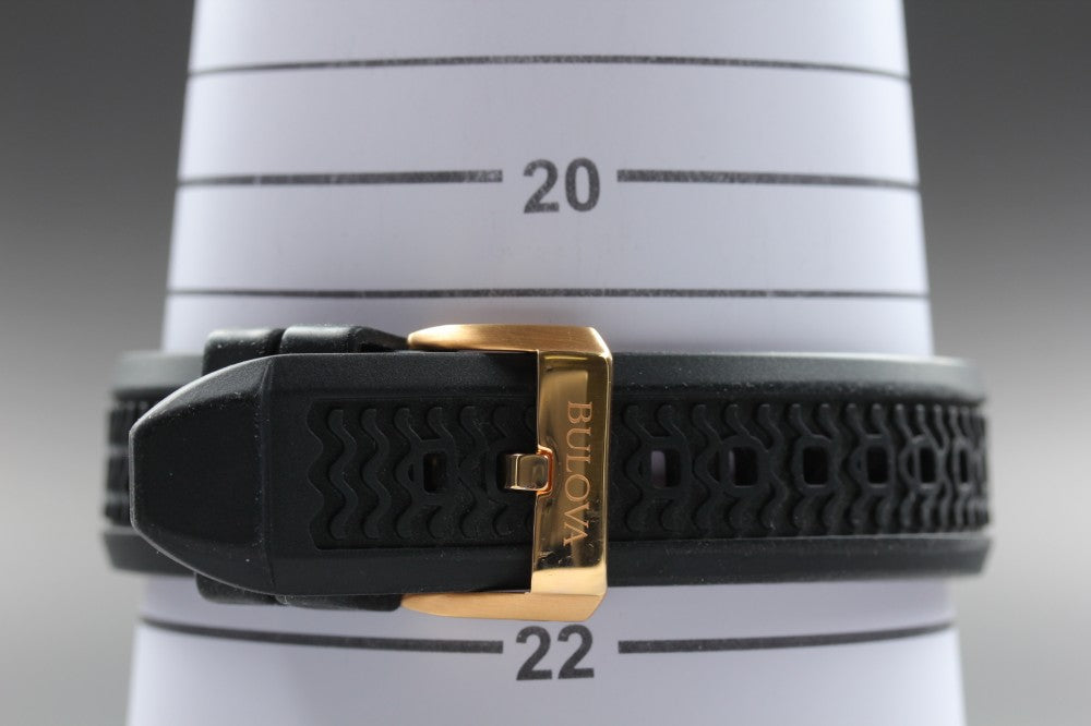 MINT BULOVA Marine Star Precisionist 98B421 Black Quartz 42.9mm Men's Watch
