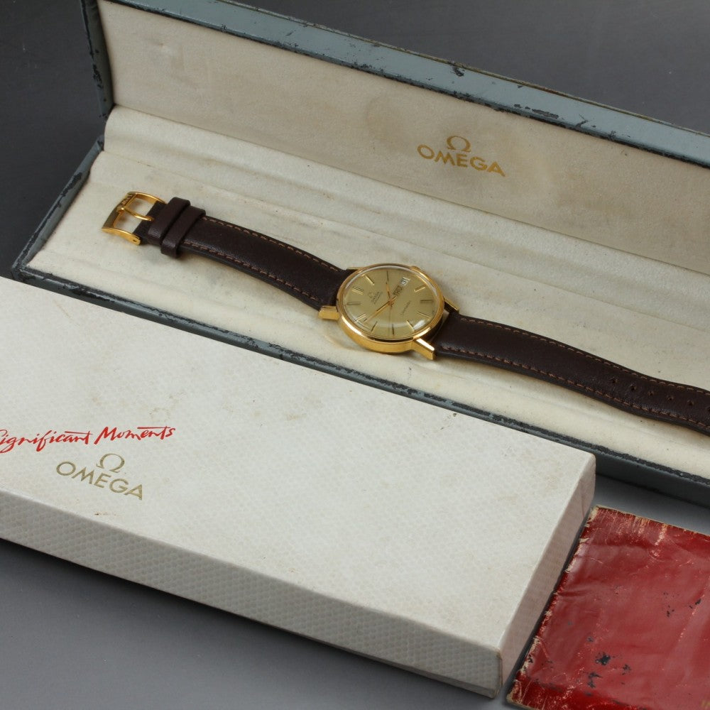 OMEGA Seamaster 166.0209 Cal.1022 Gold Auto 34.5mm Men's Watch 1977
