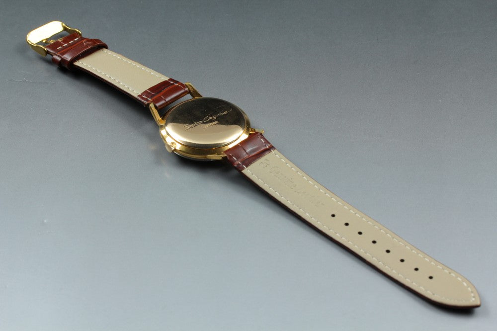 Near MINT SEIKO Chronos J15009 Silver Manual 36.4mm Men's Watch 1963