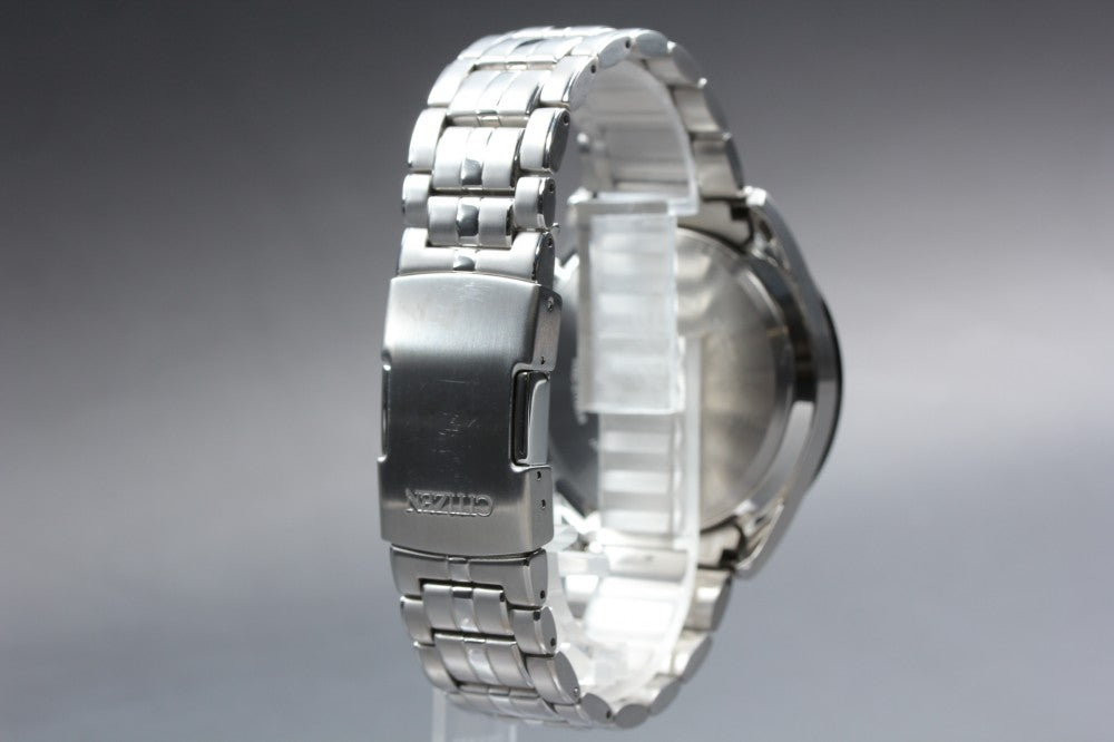 MINT CITIZEN Eco Drive E660-S119936 Black Solar 42.7mm Men's Watch