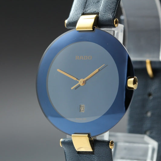 RADO Coupole 129.4075.4N Black Quartz 32.4mm Men's Watch