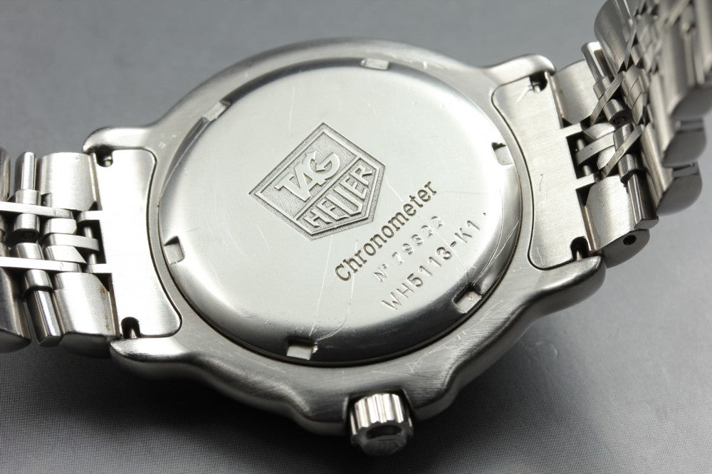 Near MINT TAG Heuer 6000 Series WH5113-K1 Navy Auto 35.1mm Men's Watch
