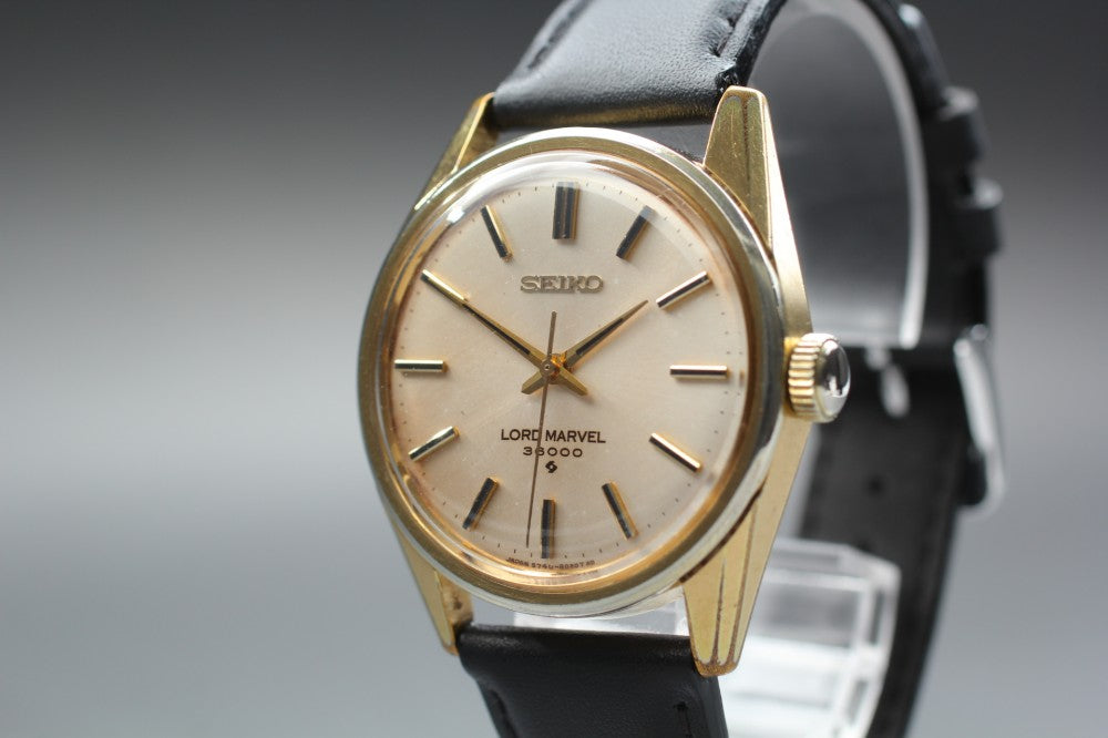 SEIKO Lord Marvel 5740-8000 Gold Manual 33.9mm Men's Watch 1969