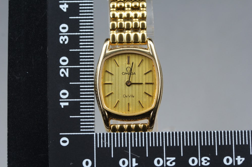 OMEGA De Ville 1387 Gold Quartz 20mm Ladies Watch