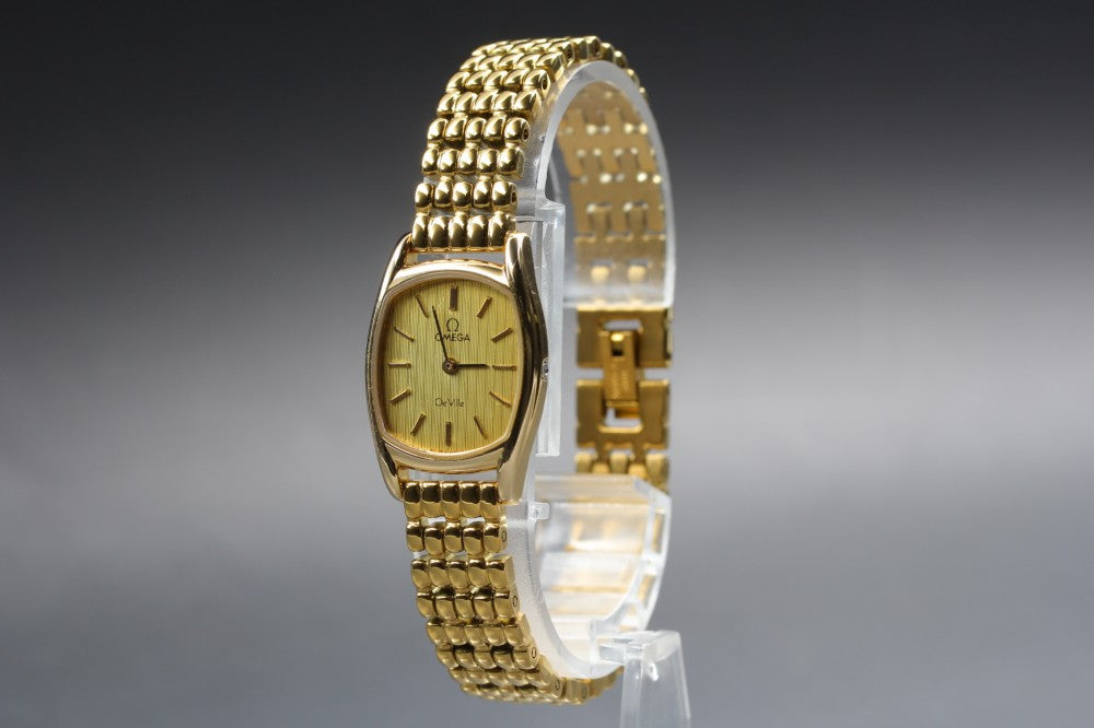 OMEGA De Ville 1387 Gold Quartz 20mm Ladies Watch