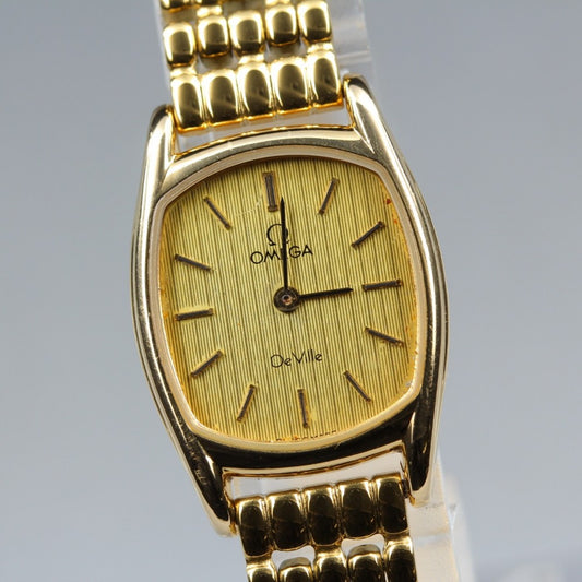 OMEGA De Ville 1387 Gold Quartz 20mm Ladies Watch