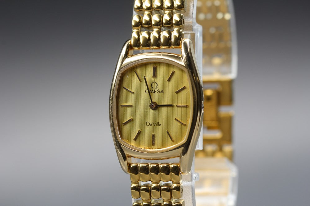 OMEGA De Ville 1387 Gold Quartz 20mm Ladies Watch