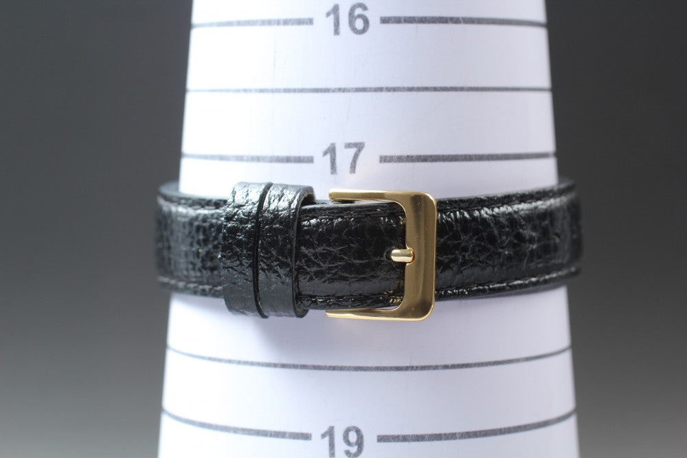 Near MINT SEIKO Dolce 7321-5710 Black Quartz 25.2mm Men's Watch 1987