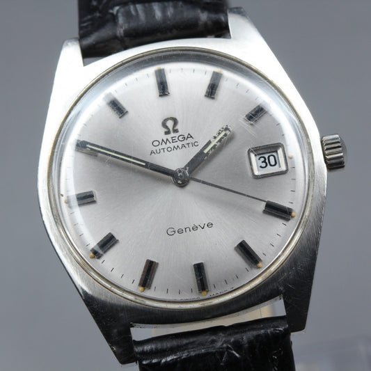 OMEGA Geneve 166.041 Cal.565 Silver Auto 34mm Men's Watch