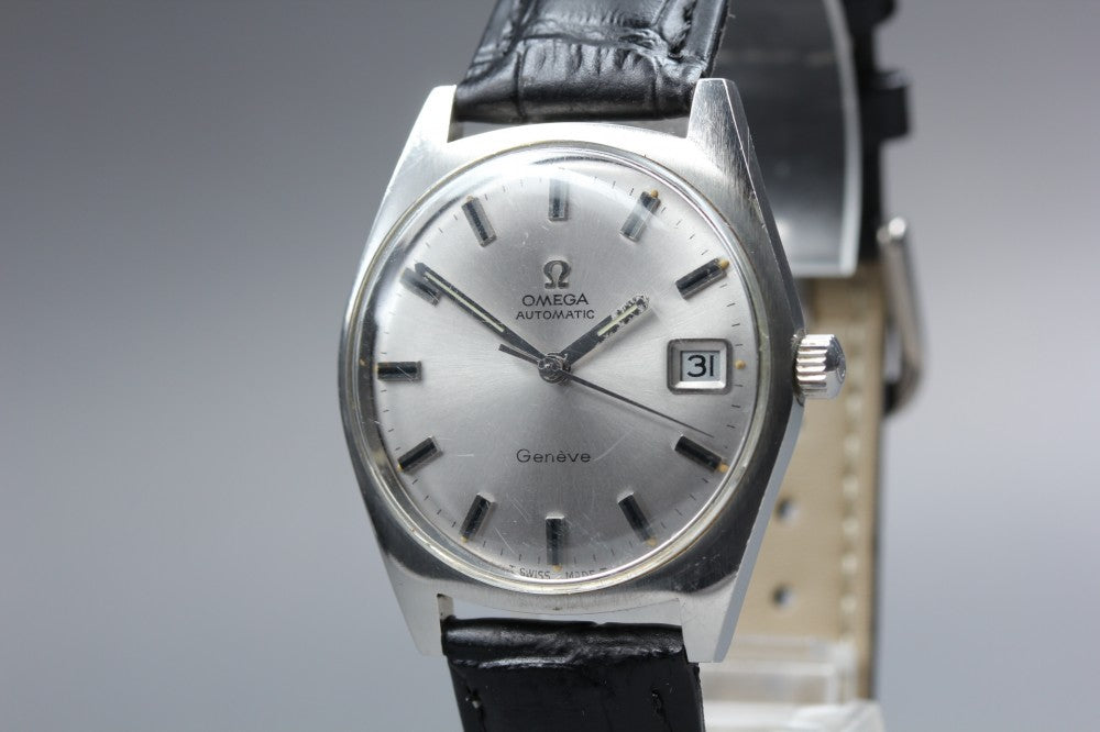OMEGA Geneve 166.041 Cal.565 Silver Auto 34mm Men's Watch