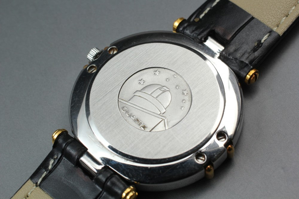 Near MINT OMEGA Constellation 198.0145 Cal.1444 Gold Quartz 35mm Men's Watch