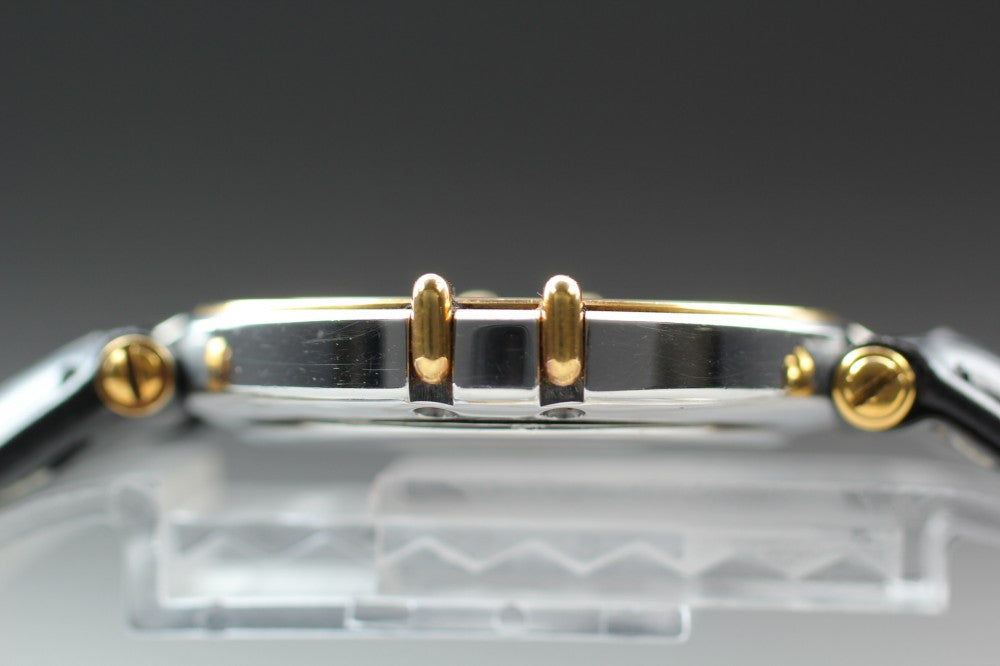 Near MINT OMEGA Constellation 198.0145 Cal.1444 Gold Quartz 35mm Men's Watch