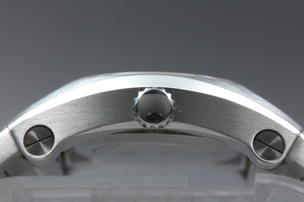 Near MINT BVLGARI Elgon EG35S Black Auto 35.2mm Men's Watch