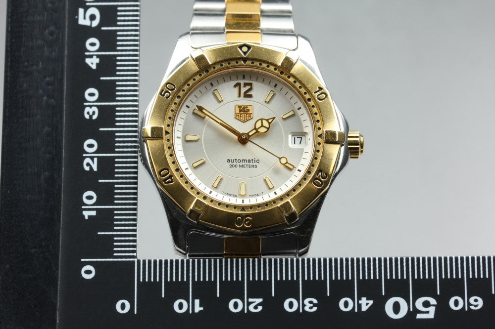 Near MINT TAG Heuer 2000 Professional WK2121 Silver Auto 39mm Men's Watch