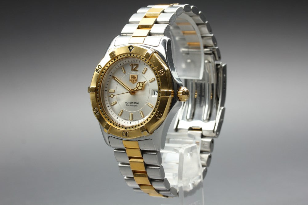 Near MINT TAG Heuer 2000 Professional WK2121 Silver Auto 39mm Men's Watch