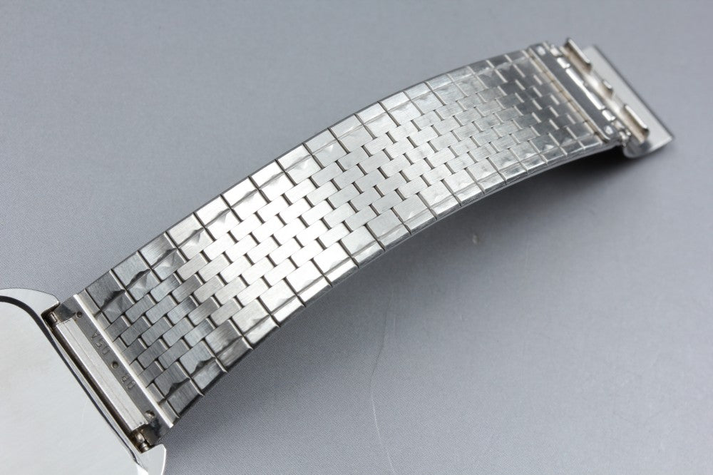 Near MINT SEIKO Seagull 6030-5370 Black Quartz 29mm Men's Watch 1981