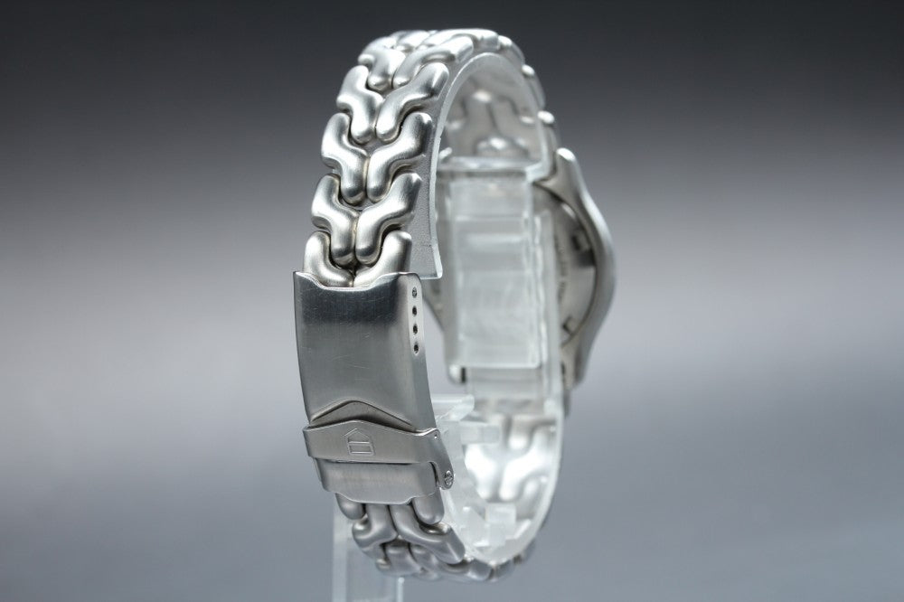 Near MINT TAG Heuer S/el WG1313-0 Silver Quartz 30mm Ladies Watch