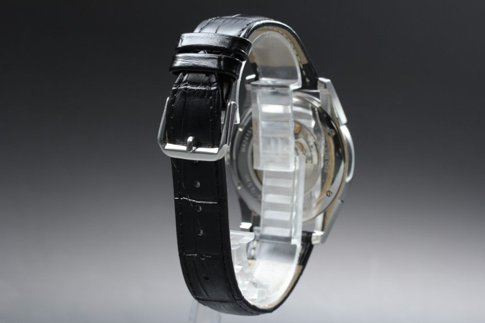Near MINT HAMILTON Jazzmaster Split Of Liberty H424151 Brown Auto 41.4mm Men's Watch