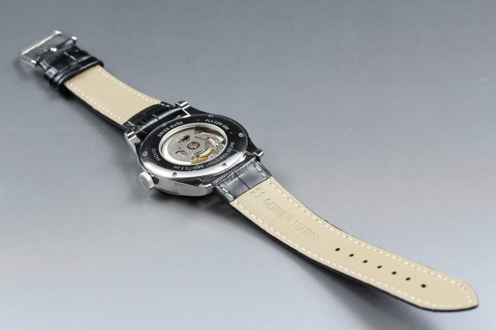 Near MINT HAMILTON Jazzmaster Split Of Liberty H424151 Brown Auto 41.4mm Men's Watch