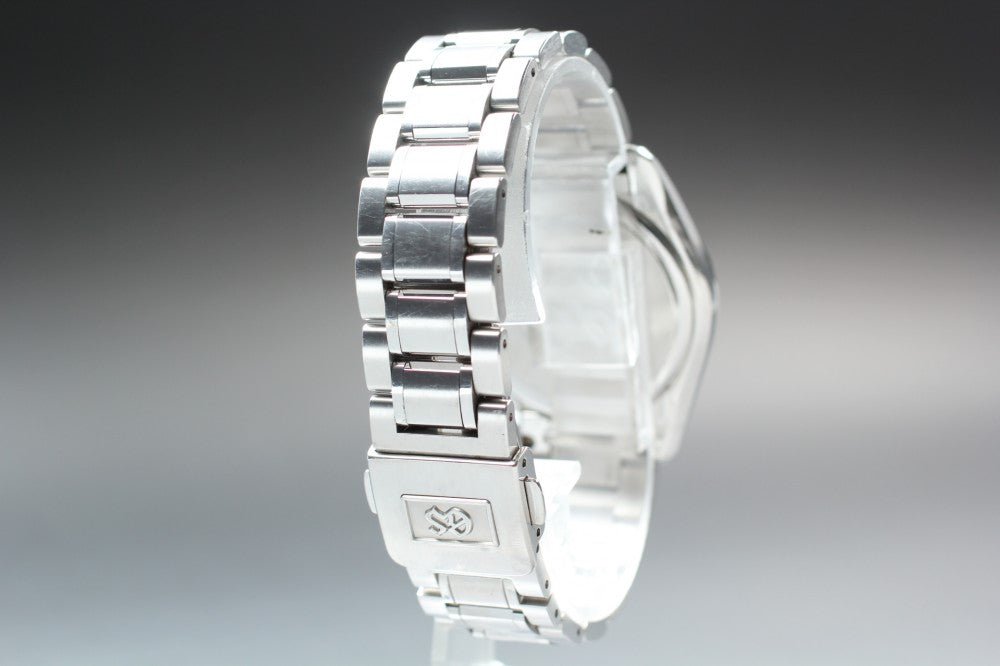 Near MINT Grand Seiko SBGF009/8J55-0010 Silver Quartz 34.7mm Men's Watch 2000
