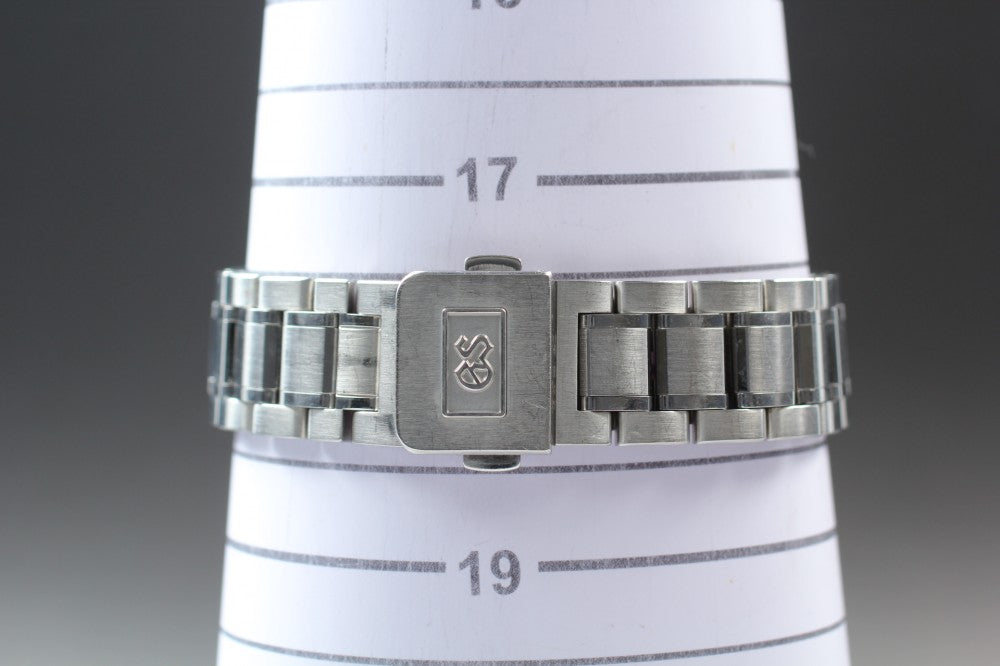Near MINT Grand Seiko SBGF009/8J55-0010 Silver Quartz 34.7mm Men's Watch 2000