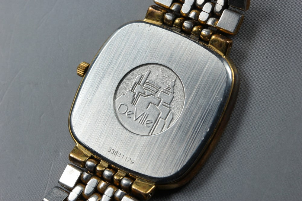 OMEGA De Ville 395.0877.2 Cal.1378 Gold Quartz 29.6mm Unisex Watch