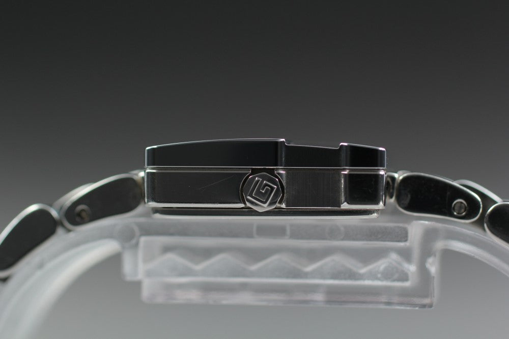 Near MINT GUCCI 3600L Black Quartz 23.3mm Ladies Watch
