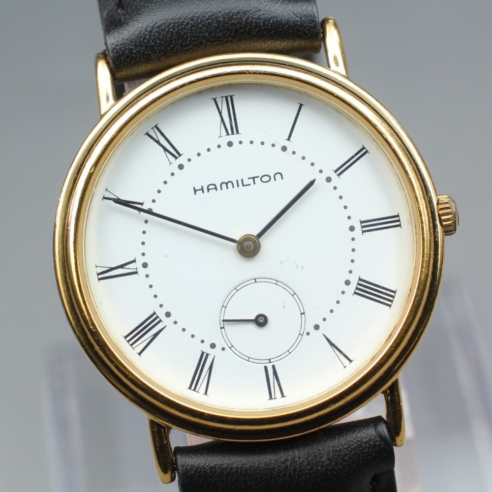 HAMILTON 6210 White Quartz 32mm Men's Watch