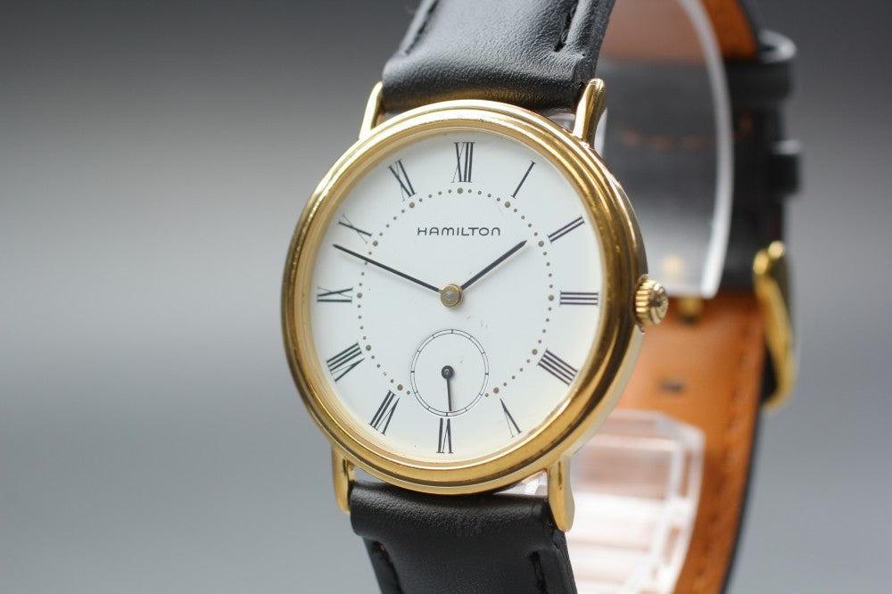 HAMILTON 6210 White Quartz 32mm Men's Watch