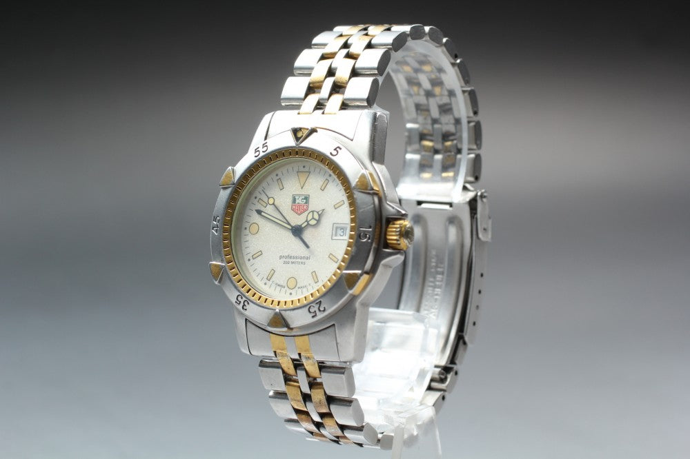 TAG Heuer 1500 Professional 955.713 White Quartz 36.8mm Men's Watch