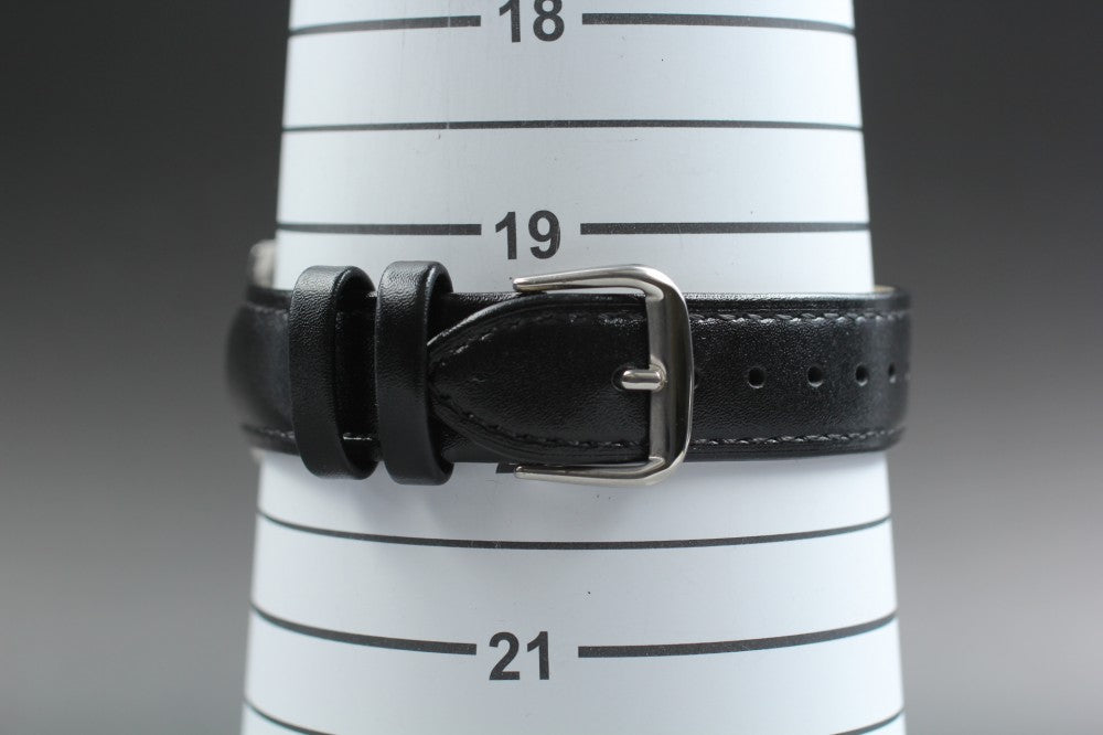 Near MINT SEIKO SUS Chronograph 7T32-7E90 Black Quartz 36mm Men's Watch