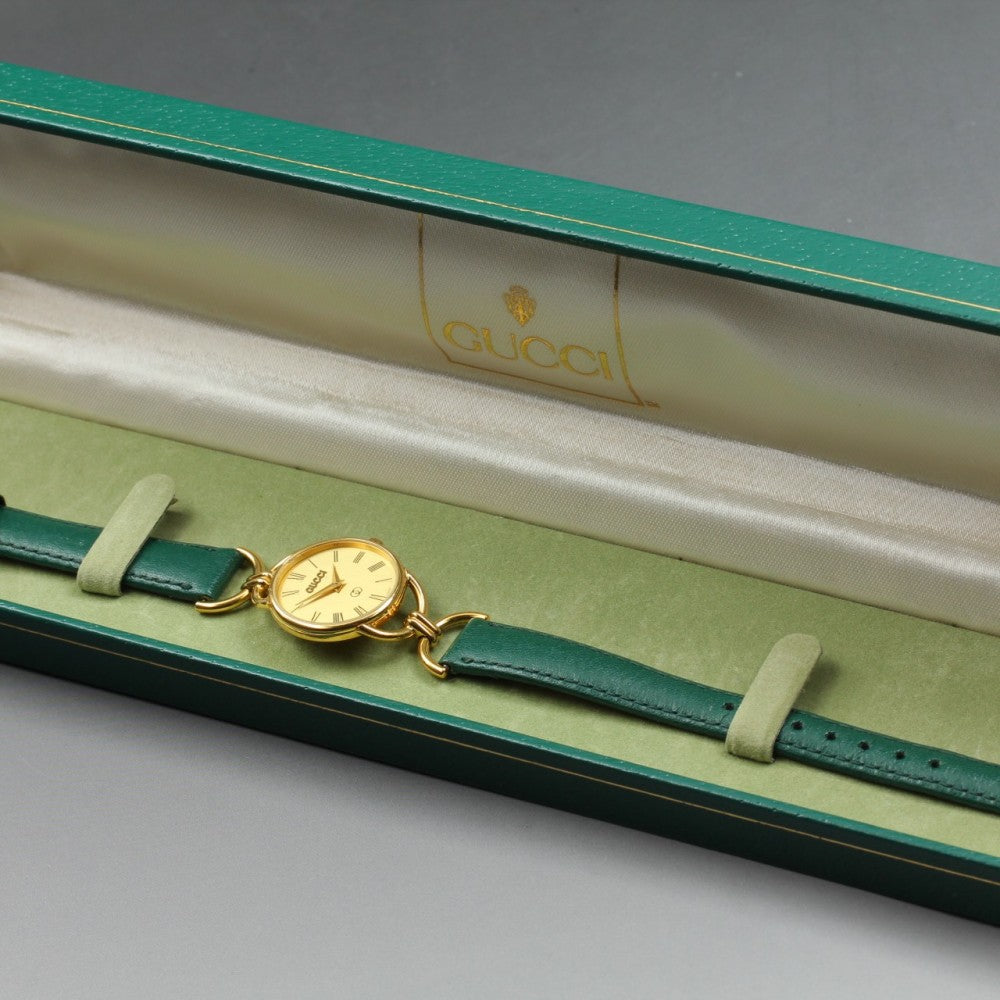 GUCCI 6000 Gold Quartz 23mm Ladies Watch