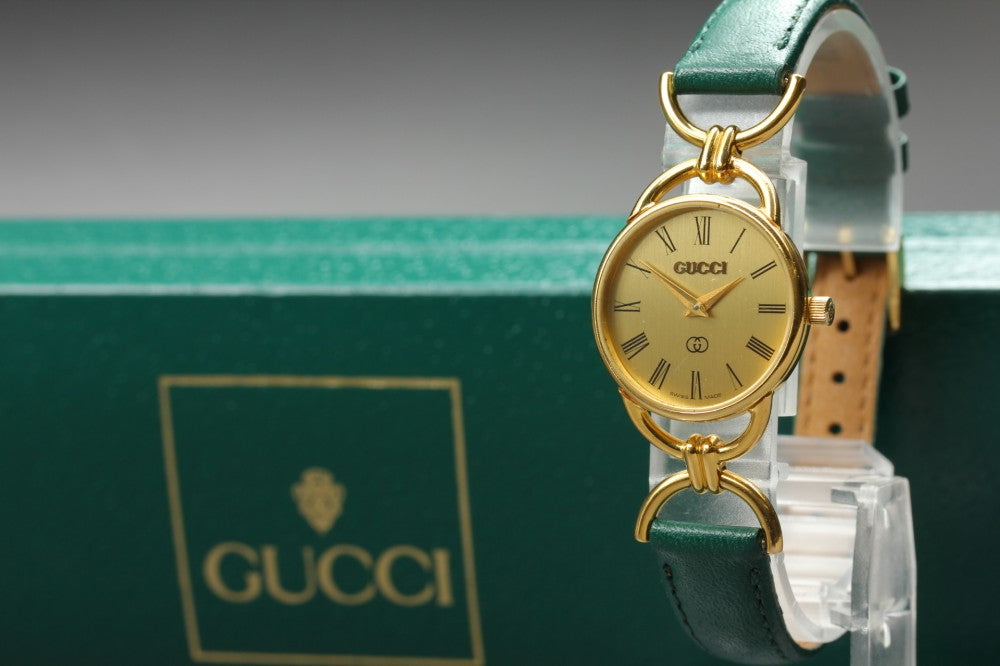 GUCCI 6000 Gold Quartz 23mm Ladies Watch