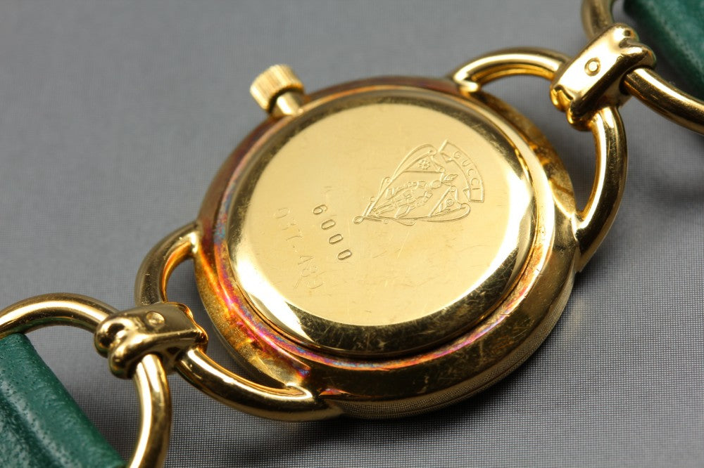GUCCI 6000 Gold Quartz 23mm Ladies Watch