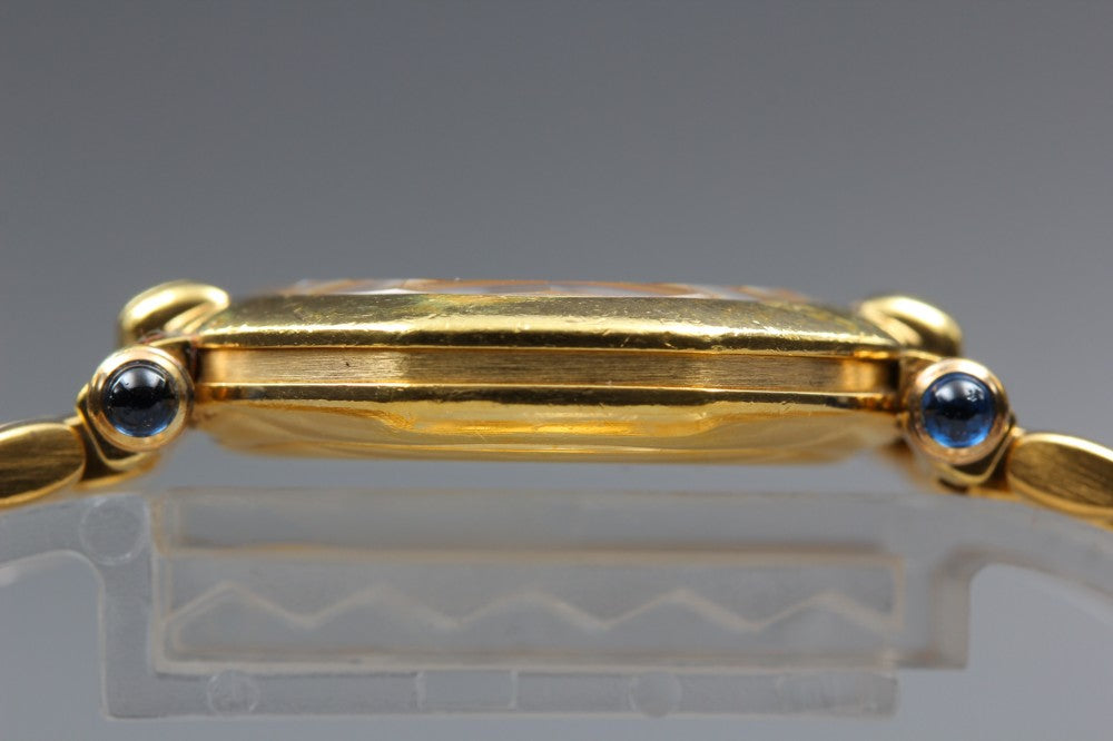 Near MINT Christian Dior D64-151 Gold Quartz 25.3mm Ladies Watch