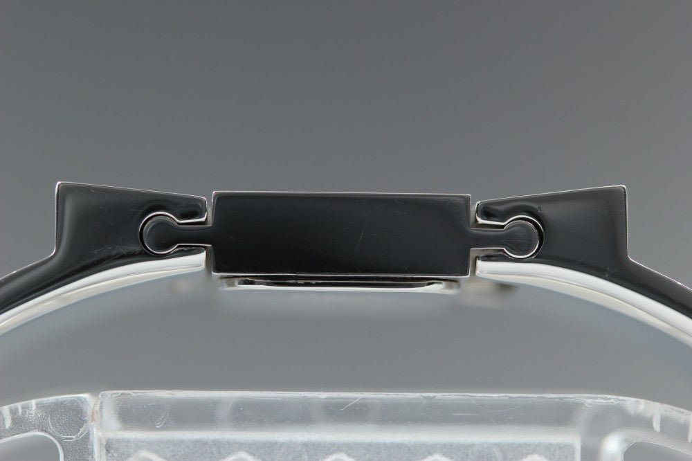Near MINT HERMES Loquet L01.210 Silver Quartz 19mm Ladies Watch