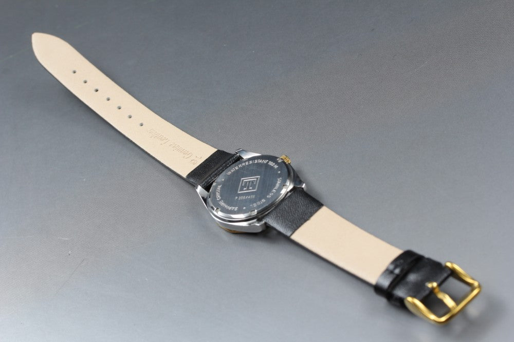 Near MINT TISSOT PR100 P356/456 Grey Quartz 29.5mm Men's Watch