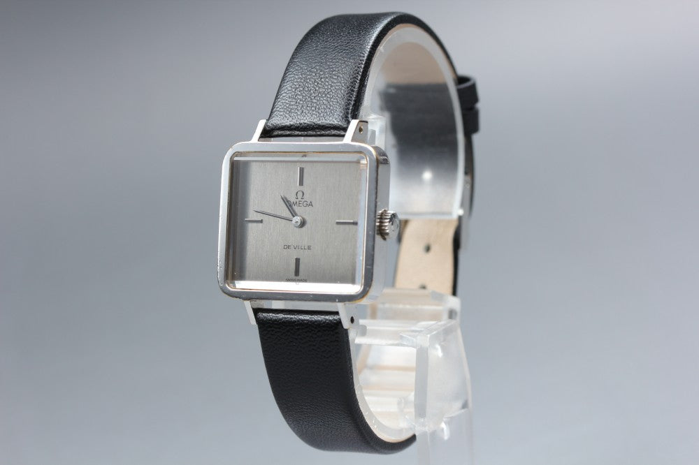 Near MINT OMEGA De Ville 511.0375 Cal.625 Silver Manual 26mm Ladies Watch
