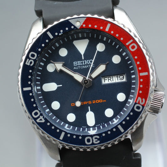 SEIKO Diver's SKX009/7S26-0020 Blue Auto 40.1mm Men's Watch