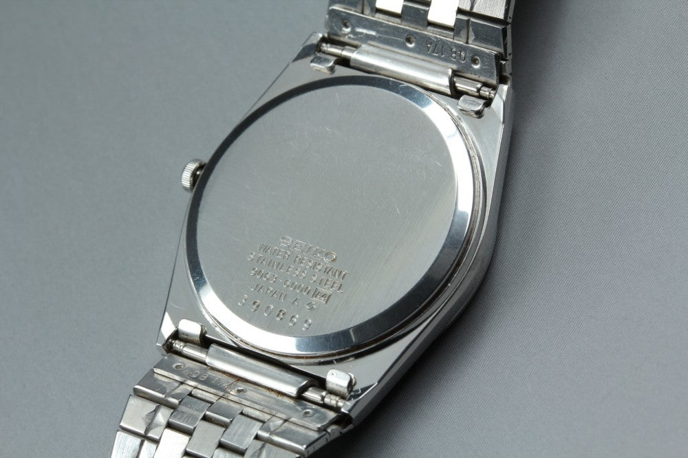 Near MINT SEIKO Majesta 9063-6000 Silver Quartz 32mm Men's Watch 1983