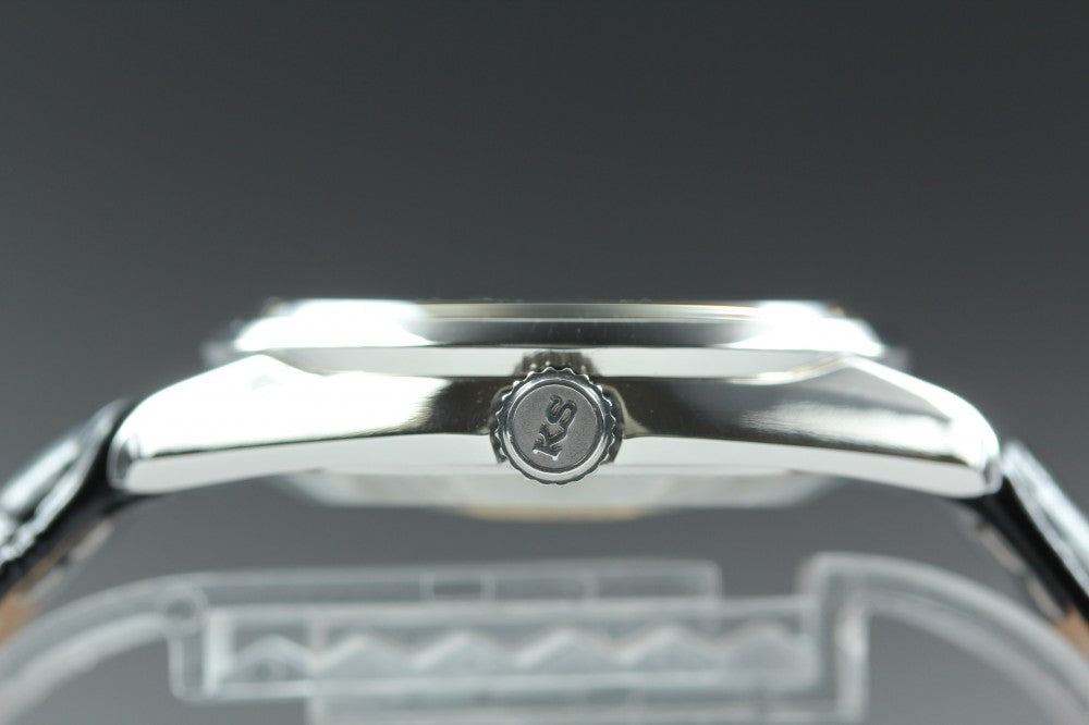Near MINT SEIKO King Seiko 5626-7040 Silver Auto 34.6mm Men's Watch 1971