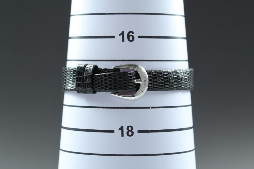 Near MINT TIFFANY&Co. Atlas L0640 Silver Quartz 24.1mm Ladies Watch