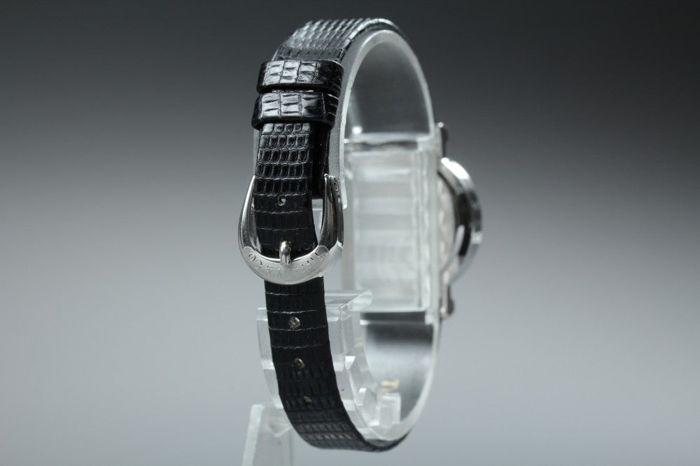 Near MINT TIFFANY&Co. Atlas L0640 Silver Quartz 24.1mm Ladies Watch