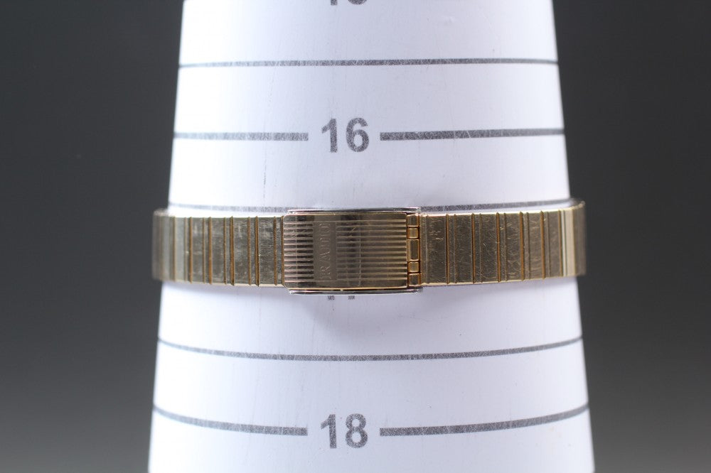 Near MINT RADO Diastar 133.9717.3 Gold Quartz 19.8mm Ladies Watch