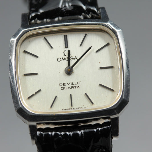 OMEGA De Ville Cal.1350 Silver Quartz 23.1mm Ladies Watch