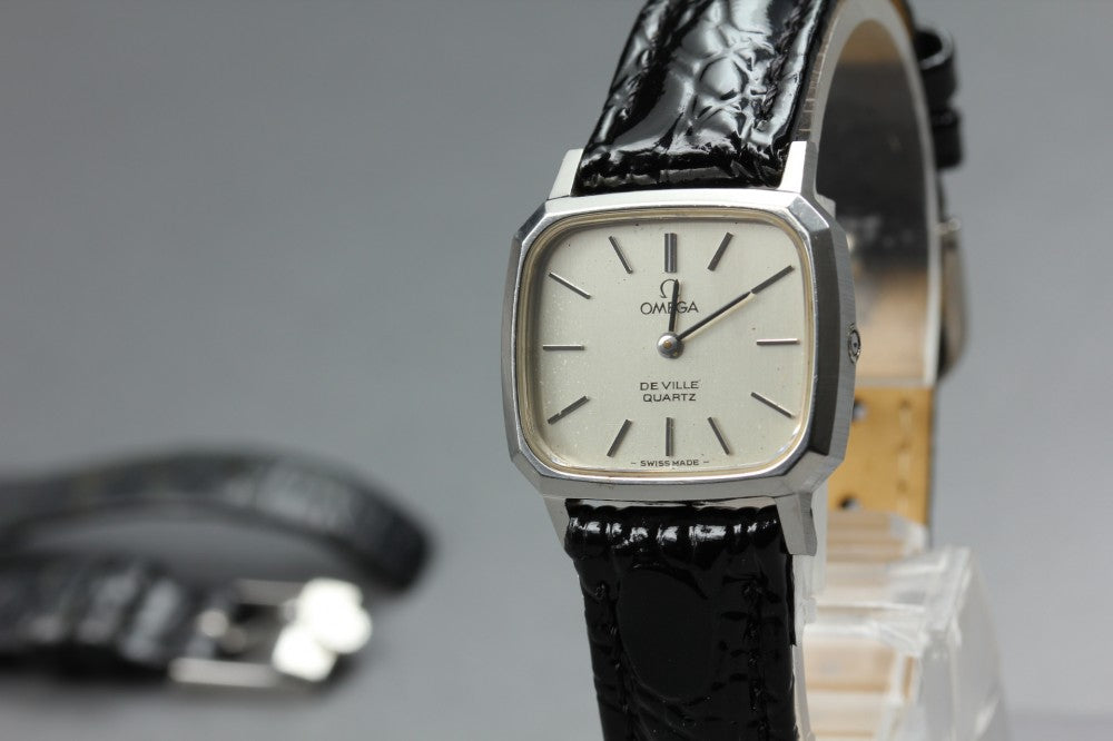 OMEGA De Ville Cal.1350 Silver Quartz 23.1mm Ladies Watch